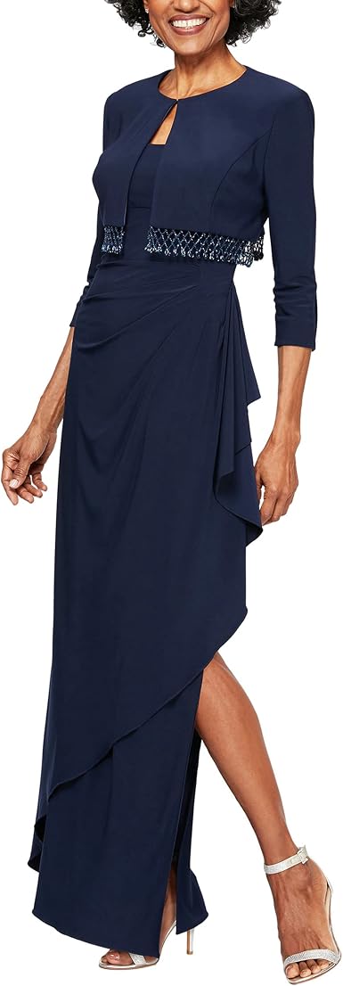 Alex Evenings Women's Empire Waist 