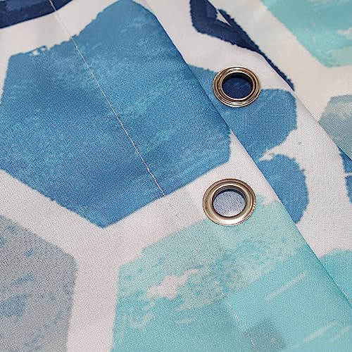 Lkw Ogechi Tenda Doccia Blu 240cm Drop Lavabile e