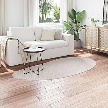 HUARTE Sand 100 x 200 cm Polyester Area Rug, Large Carpet for Living Room Bedroom Hallway, Non-Slip Backing, Machine Washable, Soft Texture
