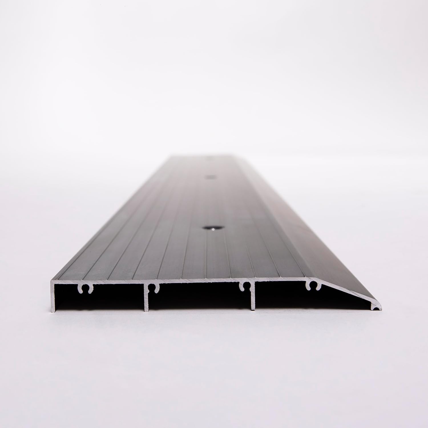 ADA Tile Saddle Threshold Aluminum ADA Compliant Door Saddle for Tile Floors – 1/2” Height – 5-1/2” or 6-1/2” Wide – Prehung Ready, Top Screw Holes Commercial-Residential (72"x 5")