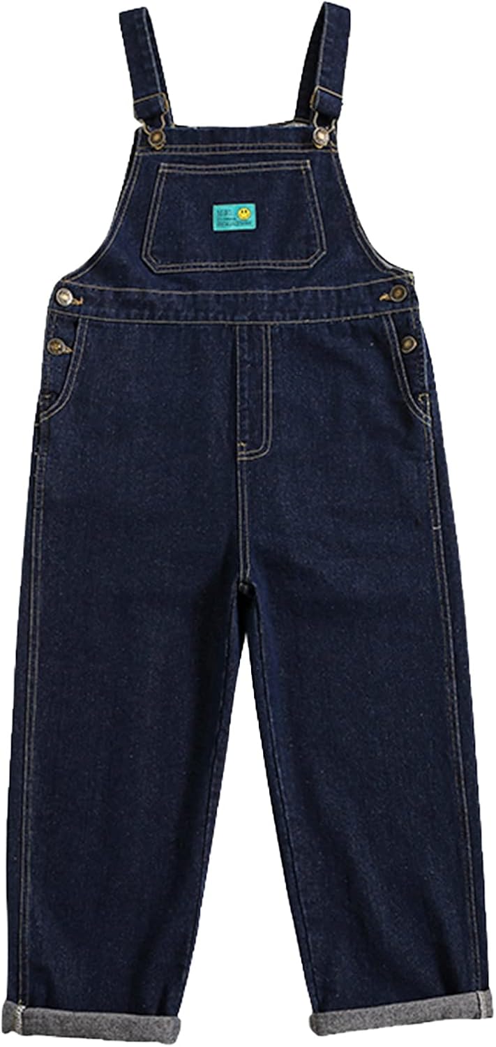 Little & Big Girls Suspender Overalls Casual Dungarees Denim Jeans Bib Overalls Jumpsuits with Pockets