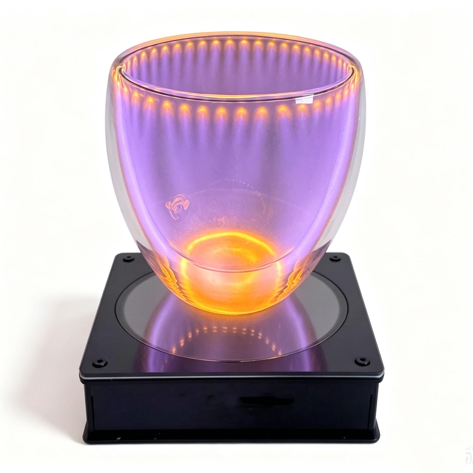 MRJYK Tesla Coil Plasma Cup, Electric Lightning Glass Cup, Lightning-emitting Mug, With Exciter, Touch Control, Cool Gadget, For Bar, Coffee Store, Party Decorations