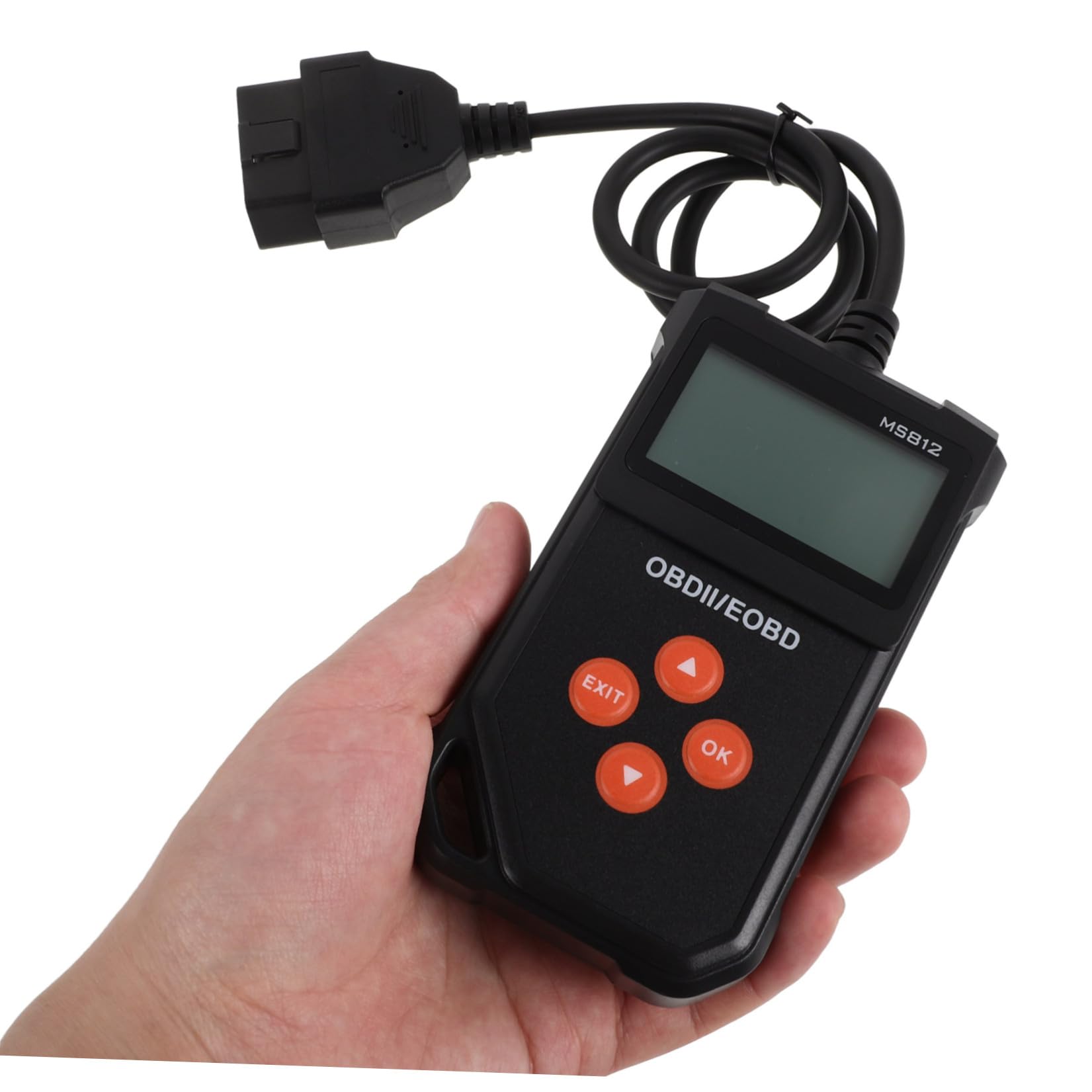 Escáner Obd2 Negro para Diagnóstico Completo de Vehículos