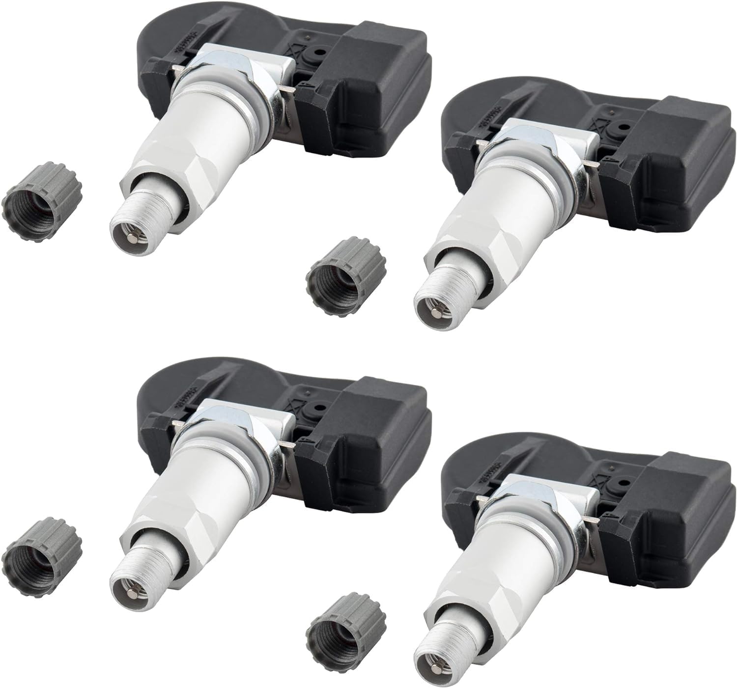 4Pcs TPMS Tire Pressure Monitoring System Sensor 433MHz Fit for Nissan Rogue 2014 2015 2016 2.5L l4 Replace# 40700-3VU0A, 407003VU0A, 40700 3VU0A, TX-S070