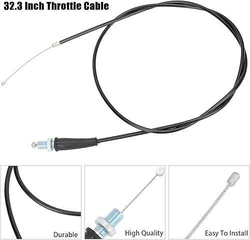 Miniatura 12 de YOXUFA Cable del acelerador de 35.43 pulgadas para SSR Baja Dirt Runner 50cc 70cc 90cc 110cc 125cc TaoTao DB14 DB17 DB27 Apollo RFZ DBX18 Coolster