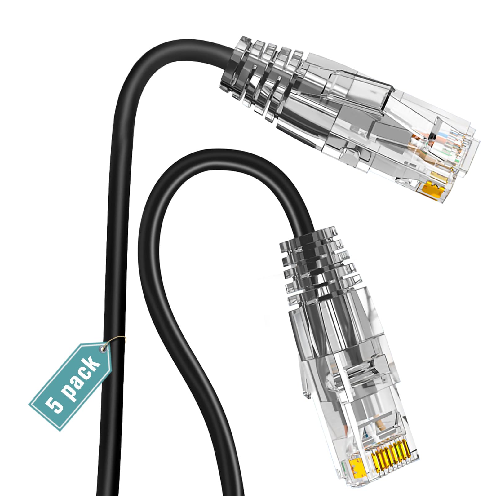 DIGITUS Cavo LAN Cat 6-0,25 M - Sottile - Cavo Di Rete RJ45 - UTP Non - Foto 4
