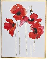 Graphique Watercolor Flowers Greeting Cards: 20 Blank Note Cards with Envelopes, 4 Floral Designs, Gold Foil Borders, Boxed Set 4.25x6"