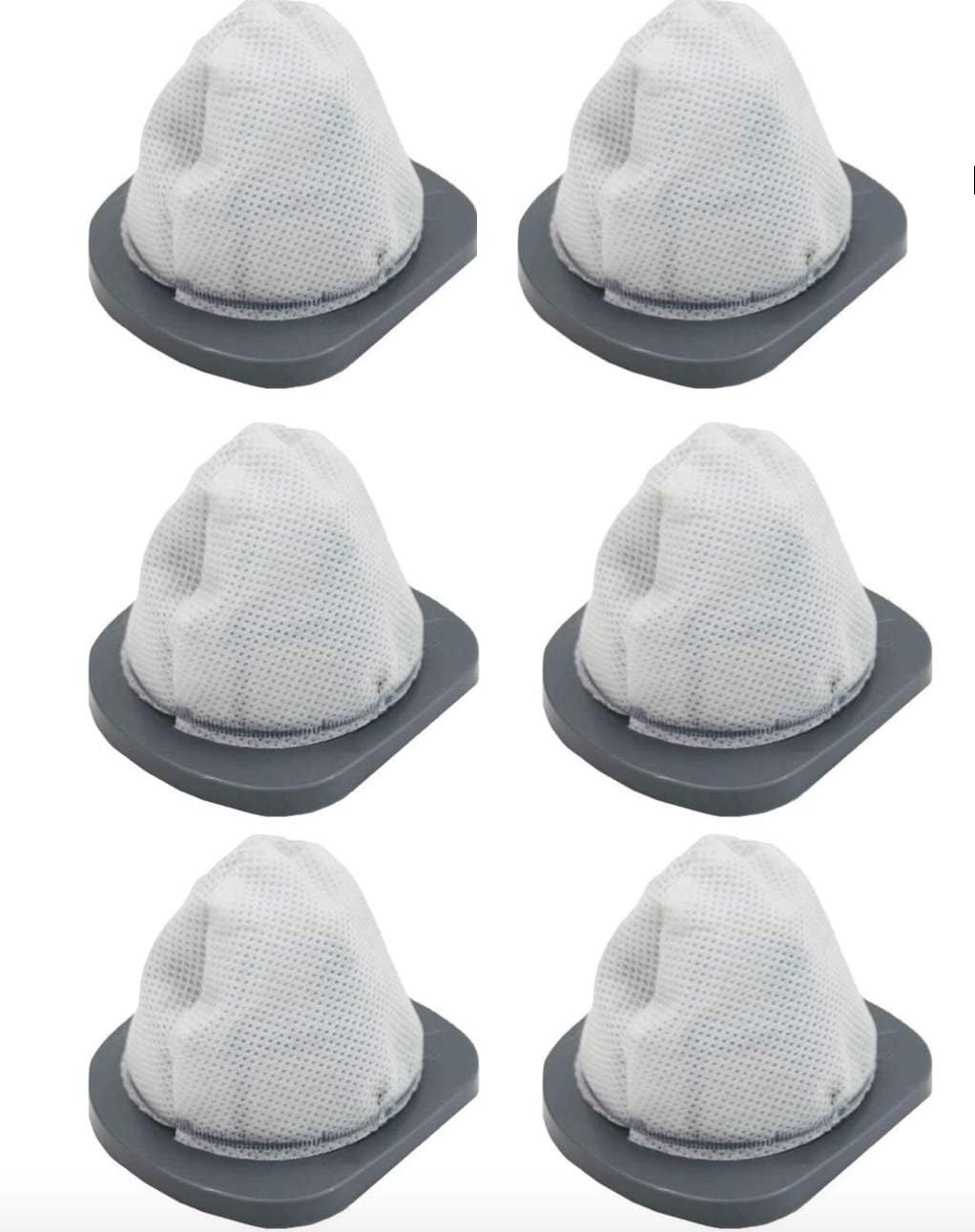 Fette Filter - Vacuum Filter Compatible with Bissell 3-in-1 Stick Vacuums Compare to Part # 2037423, 203-7423 Pack of 6