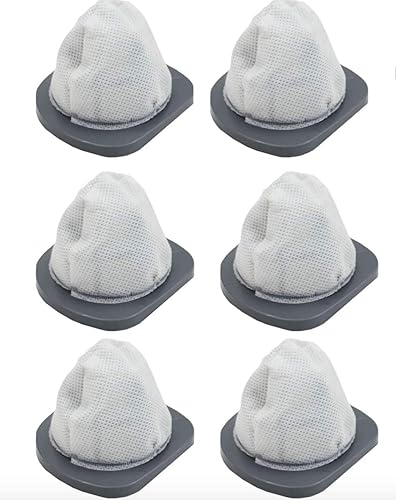 Fette Filter - Filtro de vacío compatible con aspiradoras Bissell 3 en 1 Comparar con la pieza # 2037423, 203-7423 Paquete de 6