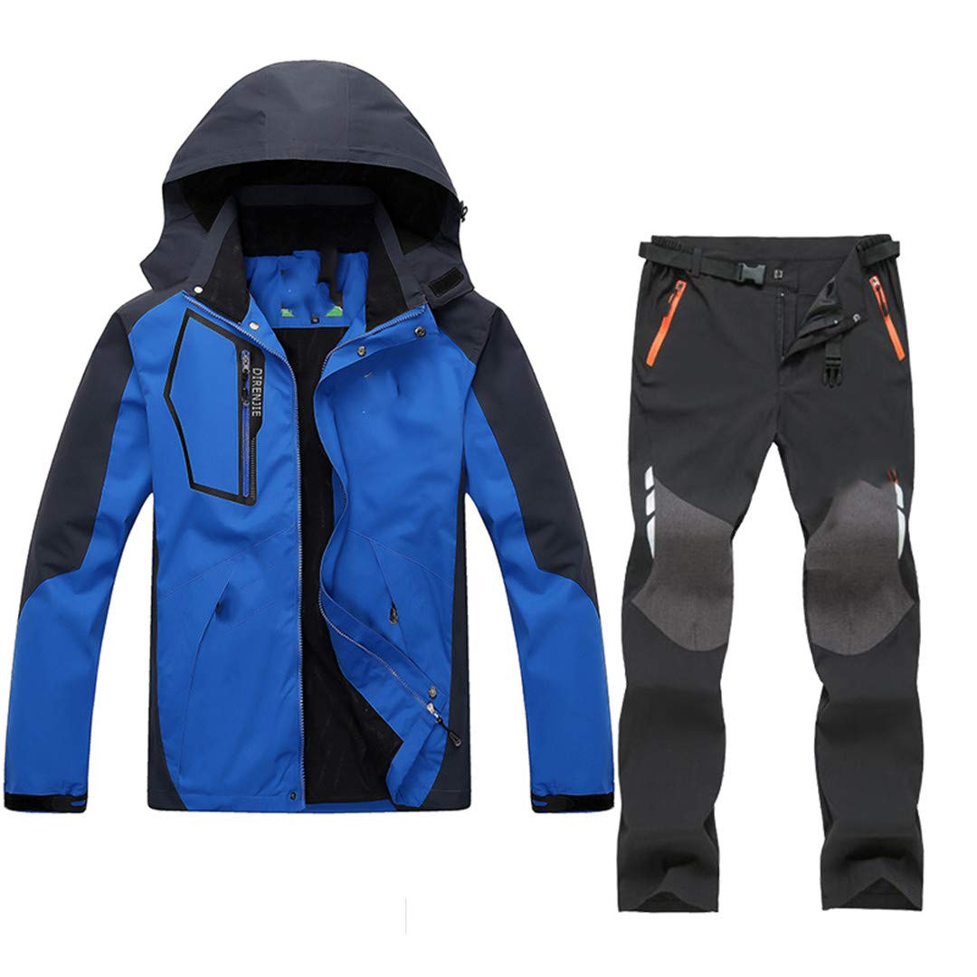 Ropa de Pesca Pantalones de Secado rápido al Aire Libre Traje de Pesca para Hombres Chaqueta de Pesca con protección Solar Transpirable 39 XL