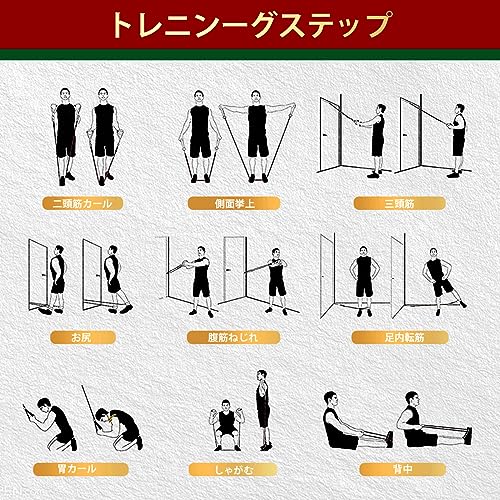 Veick Resistance Bands For Working Out, Exercise/ Workout Bands With Handles For Men Women, Weights For Strength Training Equipment At Home #TOP4