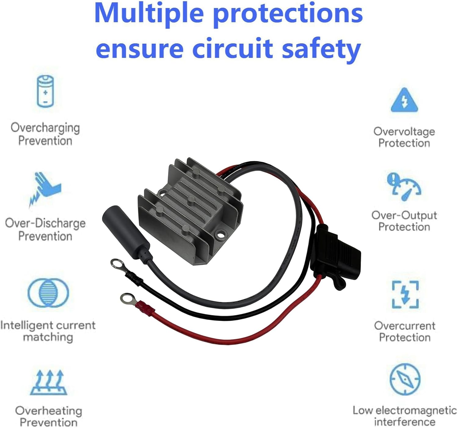 Starlink Mini Booster 12/24V to 48V 1.5A,Starlink Mini Waterproof Power Adapter,12V Booster Converter Wire,Suitable for Automobiles, Camping and Other Outdoor Environments (12/24V to 48V Female)