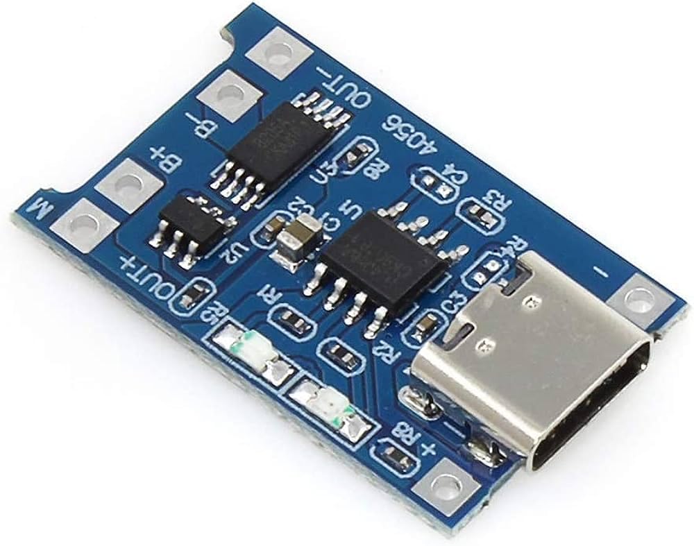 DHRUVPRO TP 4056 C Type USB Type C USB 5V 1A 18650 tp4056 Lithium Battery Charger Module Charging Board with Protection Dual Functions 1A Li-ion-picture-15