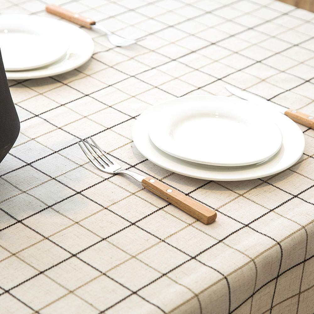 Ahuike Luxury Modern Wipe Clean Tablecloths Simple and Reusable Folding