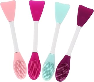 4 cepillos de silicona de doble cabeza, herra...