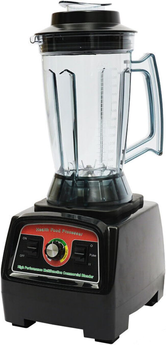 3.3HP 2800W Commercial Mixer, 1Gal Juicer for Home Kitchen Drinks Fruits, Stainless Steel Heavy Duty juicer Mixer Smoothie Maker Machine with 2 in 1 Blades No BPA