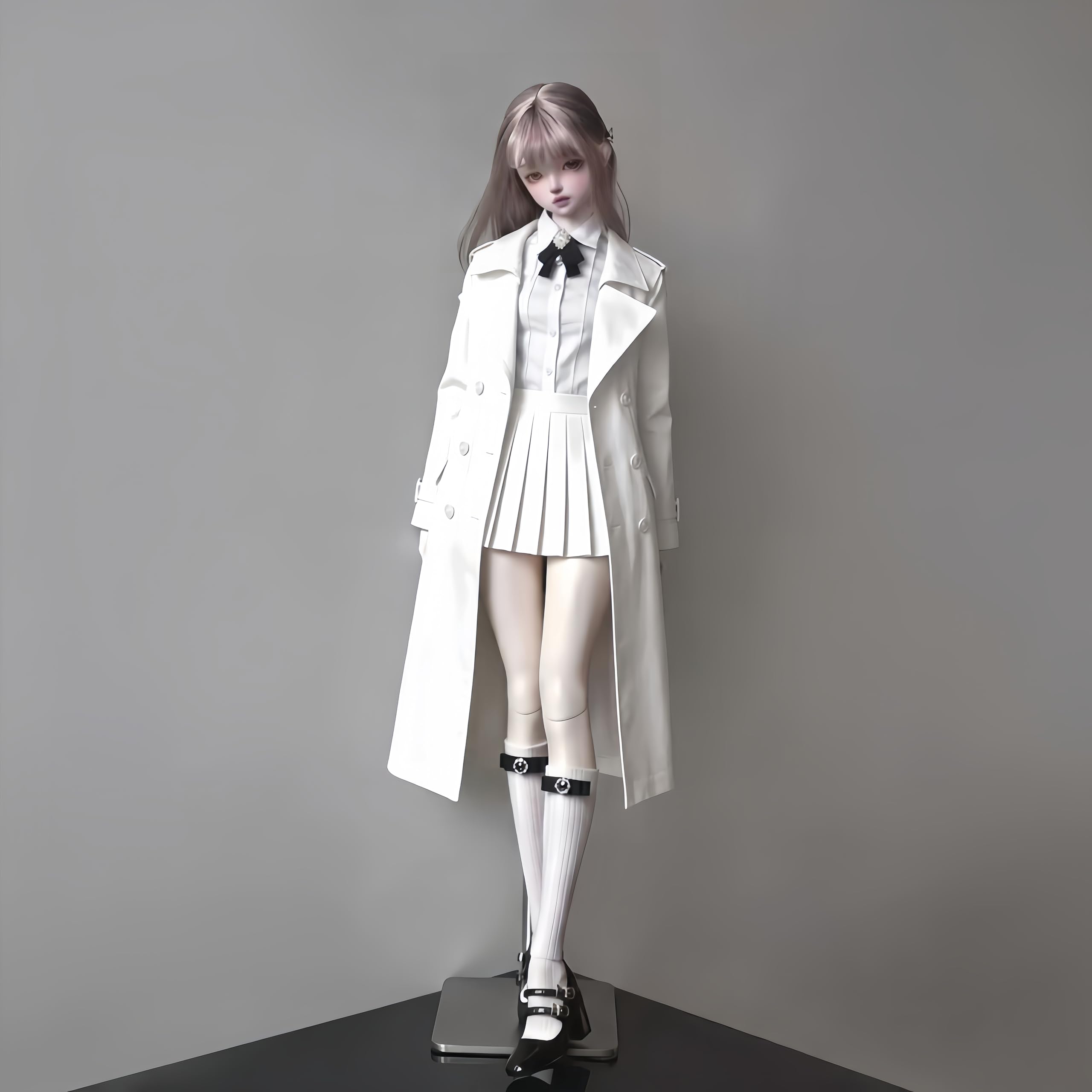 Bjd Puppenkleidung mit Kugelgelenk, handgefertigt, modisches Set, geeignet für 1/3 1/4 1/6 Bjd-Puppen (05, 1/4)