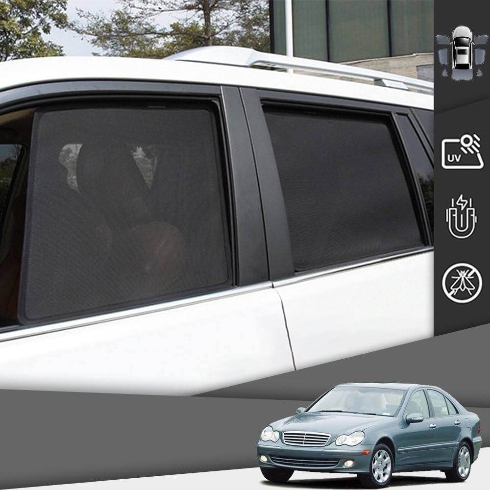 Visière Pare-soleil Grise Pour Mercedes Classe C W203 - Neuf - Garantie 3 Ans