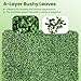 Giantex Artificial Boxwood Hedge Wall, Faux Grass Wall with PE Leaves and Aluminum Frame, Fake Greenery Backdrop, Outdoor Divider Privacy Fence for Patio Balcony (34'' x 14'' x 33'', Dark Green)