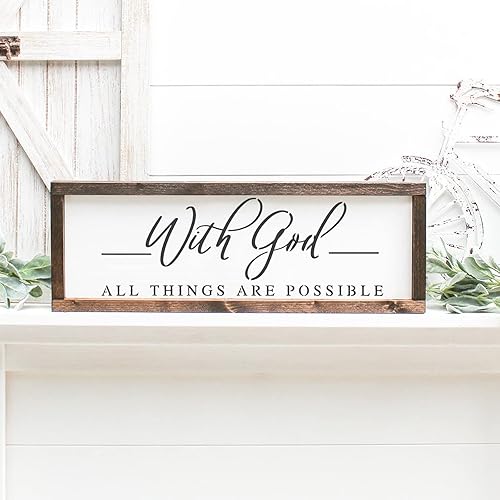 Miniatura 3 de 10 Juego de plantillas de granja cristiana, con Dios todo es posible, versículo bíblico de Faith Waymaker, plantillas motivacionales para pintar,