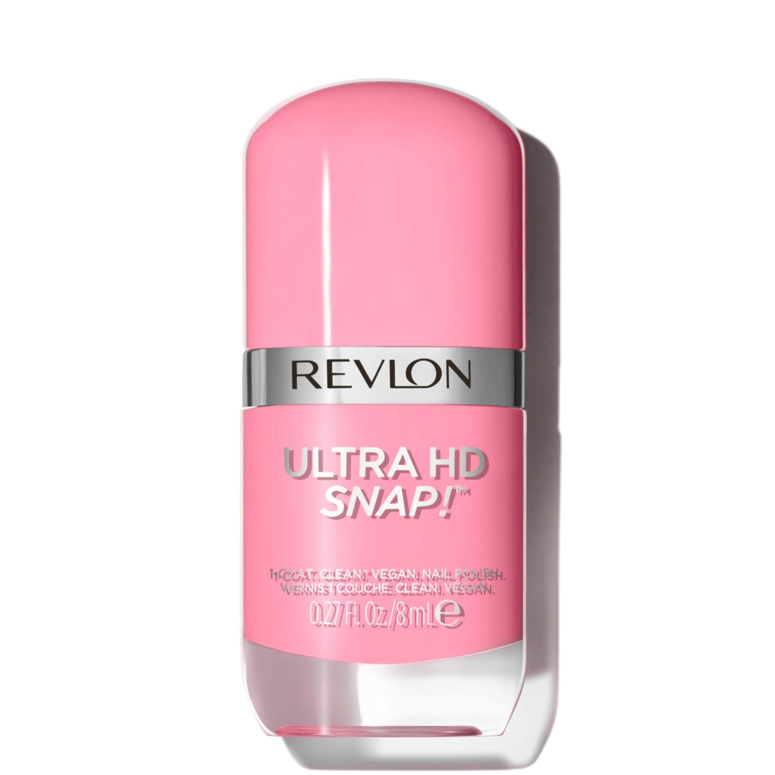 Revlon Ultra HD Snap Nail Polish, Long Lasting Vegan Formula, Quick Drying & One-Coat Full Coverage Colour (8ml) Damsel In A Dress (008) Unisex
