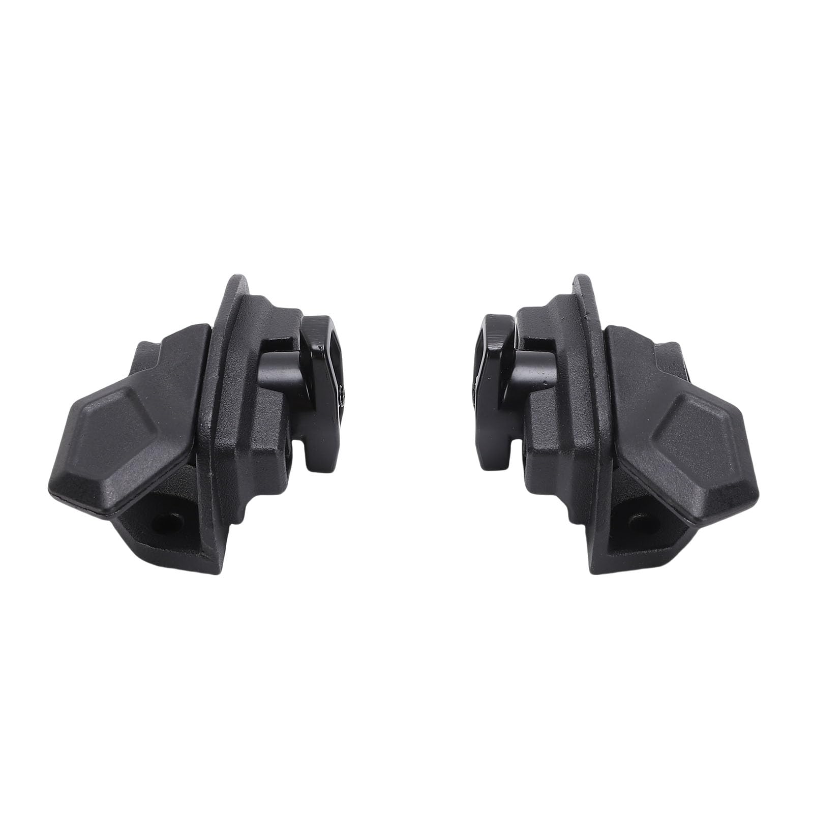 Ski Rack Latch Kit, Replacement for Ski Doo Lynx Vehicles, with Mounting for LinQ System Accessories, Black Metal