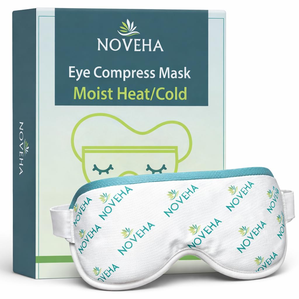Amazon.com: NOVEHA Ultra Warm Compress Eye Mask | Moist Hot