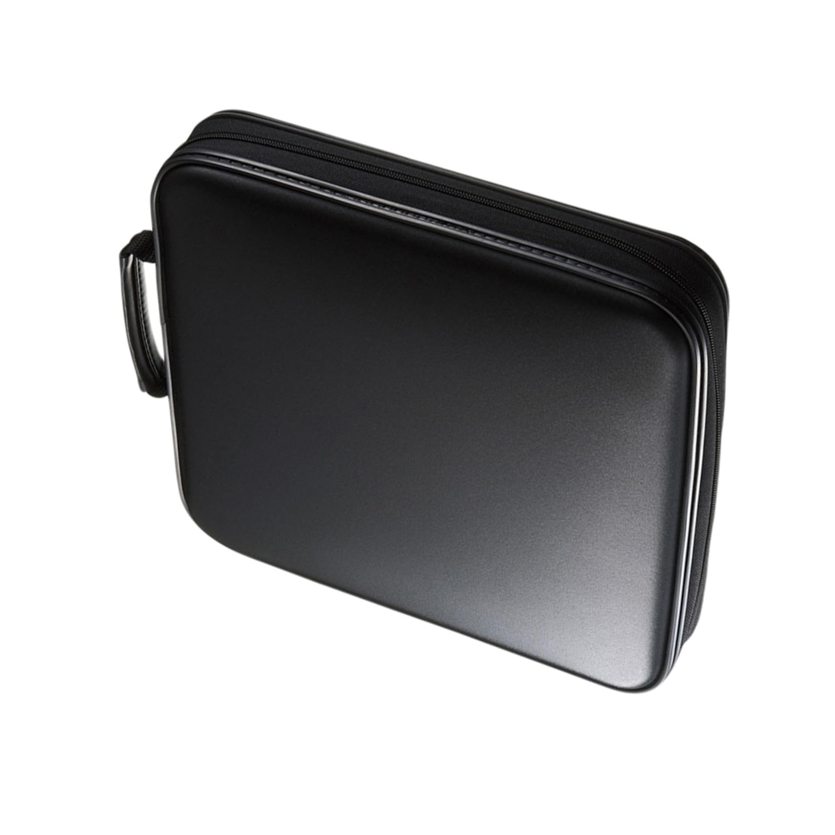 TOYANDONA Custodia Rigida per CD e Dvd Capacità 160 Dischi Organizer Portatile Rivestimento Interno Anti-Graffio e Maniglia Custodia Protettiva Resistente in PP per Trasporto Facile