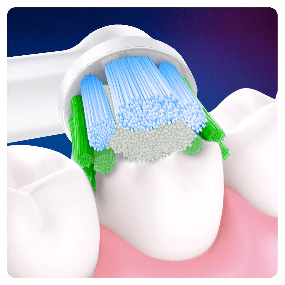 Oral-B Precision Clean Testine di Ricambio per Spazzolino Elettrico con Tecnologia CleanMaximiser, Confezione da 8 Pezzi, Pacco Adatto alla Buca delle Lettere