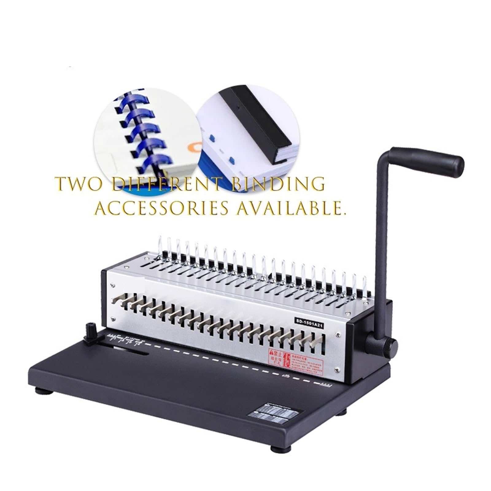 Macchina Rilegatrice, SD-1501A21 Rilegatrice ad anelli in plastica for ufficio manuale A4 Mac rilegatrice ad anelli