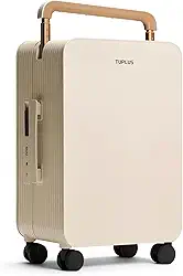 Mala de viagem rígida de 50,8 cm, leve, ABS com alça larga, rodas giratórias, cadeado combinado TSA, Balance Series 2.0, Avelã, amêndoa, Carry-On 20''