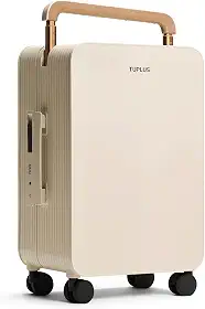 Mala de viagem rígida de 50,8 cm, leve, ABS com alça larga, rodas giratórias, cadeado combinado TSA, Balance Series 2.0, Avelã, amêndoa, Carry-On 20''