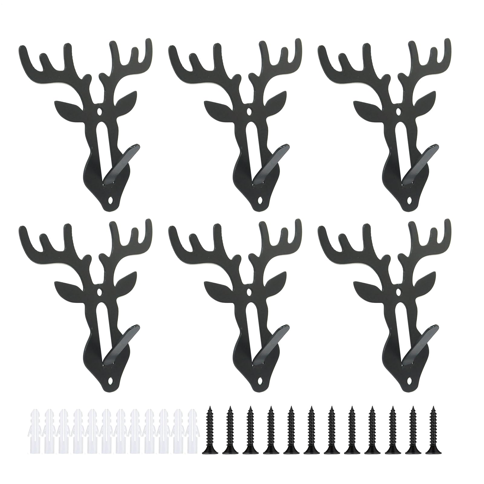 Cintres tête de mort de cerf pour une décoration de chalet chaleureuse