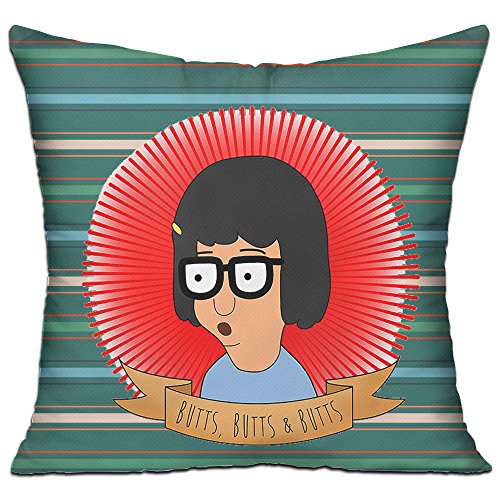Kongpao Bob Burgers Tina Belcher Pillow Case & Insert Throw Pillow