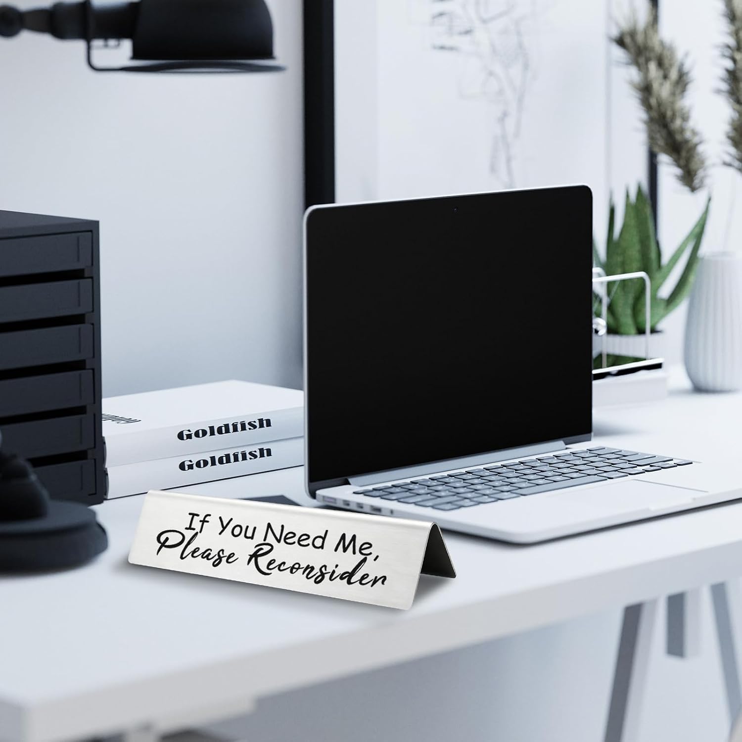 Funny Sarcastic Desk Name Plate Sign for Office Cubicle Desktop TT7 image 5