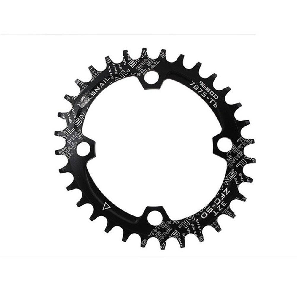 Buy XIUFEN 96BCD Positive and Negative Gear Plate Bike Single-Speed Disc/Oval Modified Tooth Plate Black 96bcd Oval 36T Online at Low Prices in India