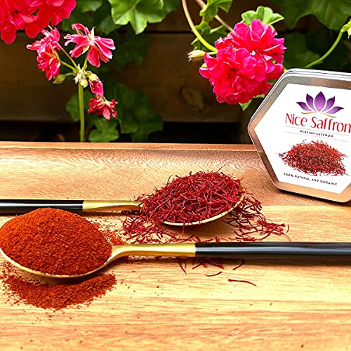 Nice Saffron Premium Saffron Powder Deep Red (5 Grams | 0.17 Oz) #TOP2