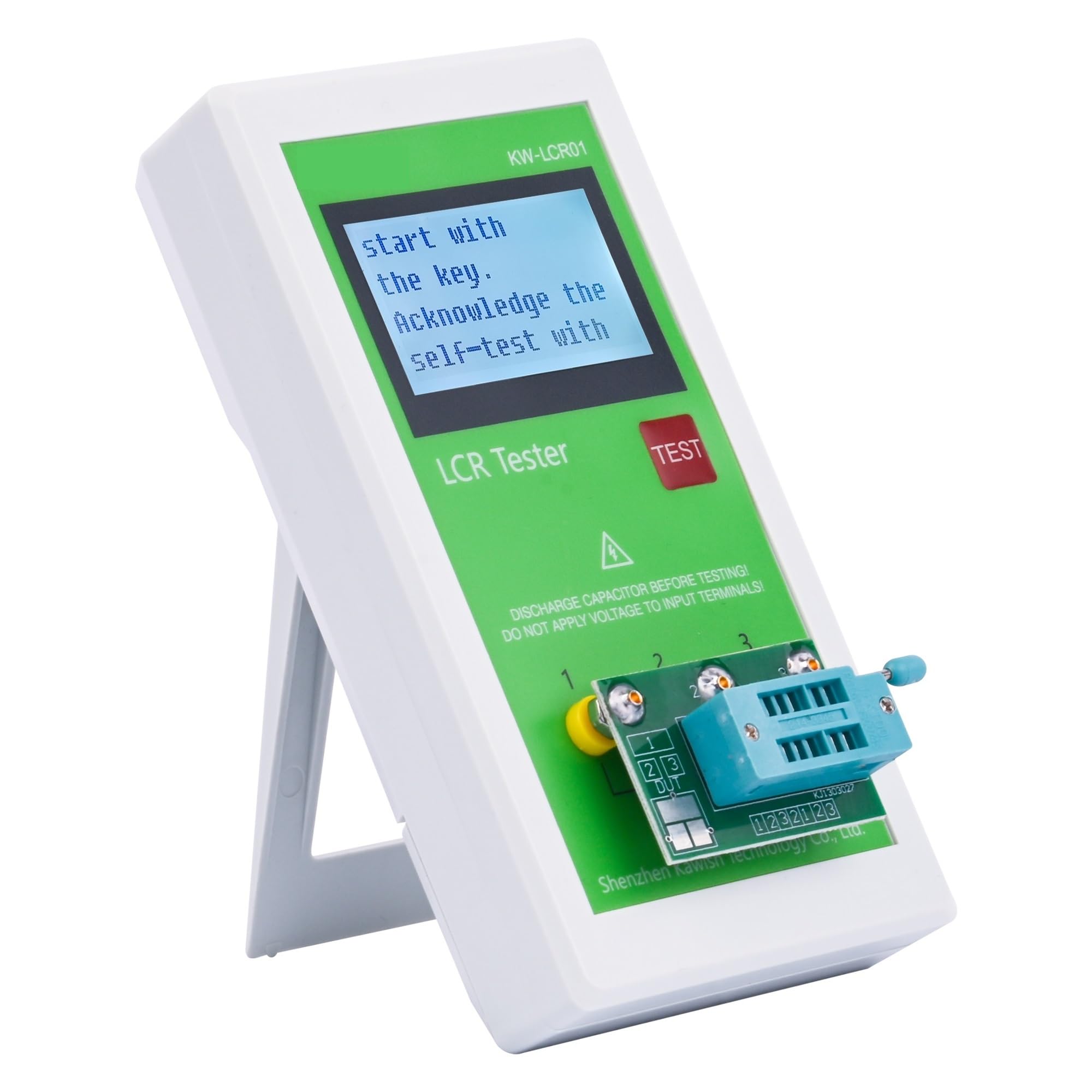 Probador de inyectores Comprobador de resistencia, capacitancia e inductancia LCR ESR con batería integrada LCR01 TL-200 TR, comprobador de inyectores piezoeléctricos LCR de riel común diésel Prueba d