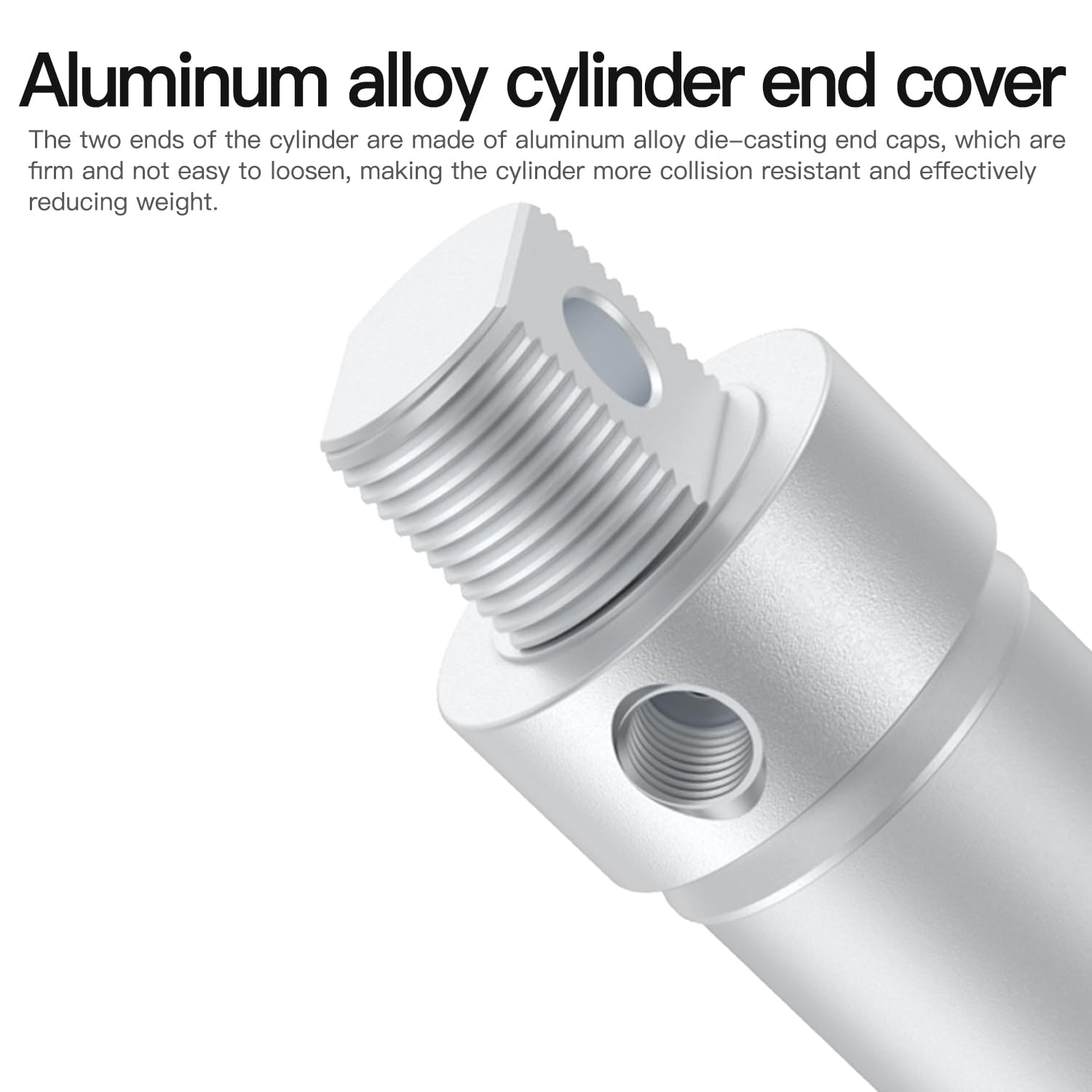 MAL - Mini cilindro 32 mm, foro 250 mm, in lega di alluminio, rotondo, piccolo cilindro d'aria a doppia azione, MAL32 x 250
