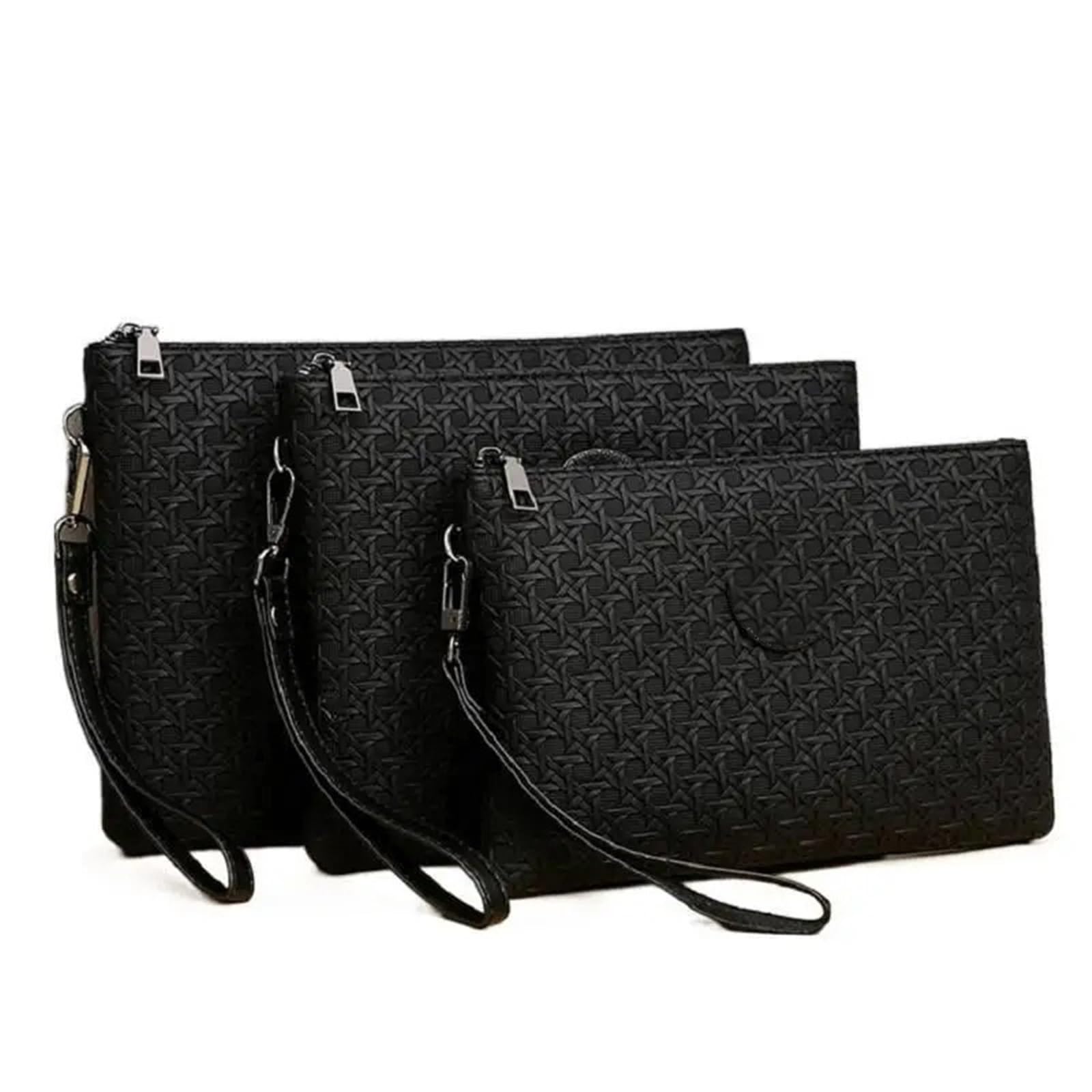 Borsa da uomo con pochette for telefono Borsa da lavoro in pelle Porta carte casual