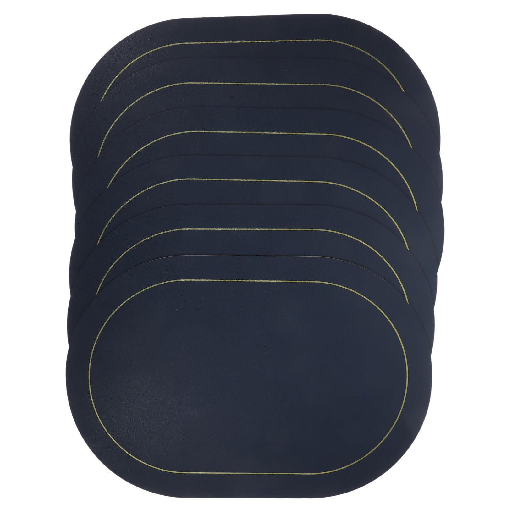Napperons design en cuir Zerodeko résistants à la chaleur pour salle à manger moderne