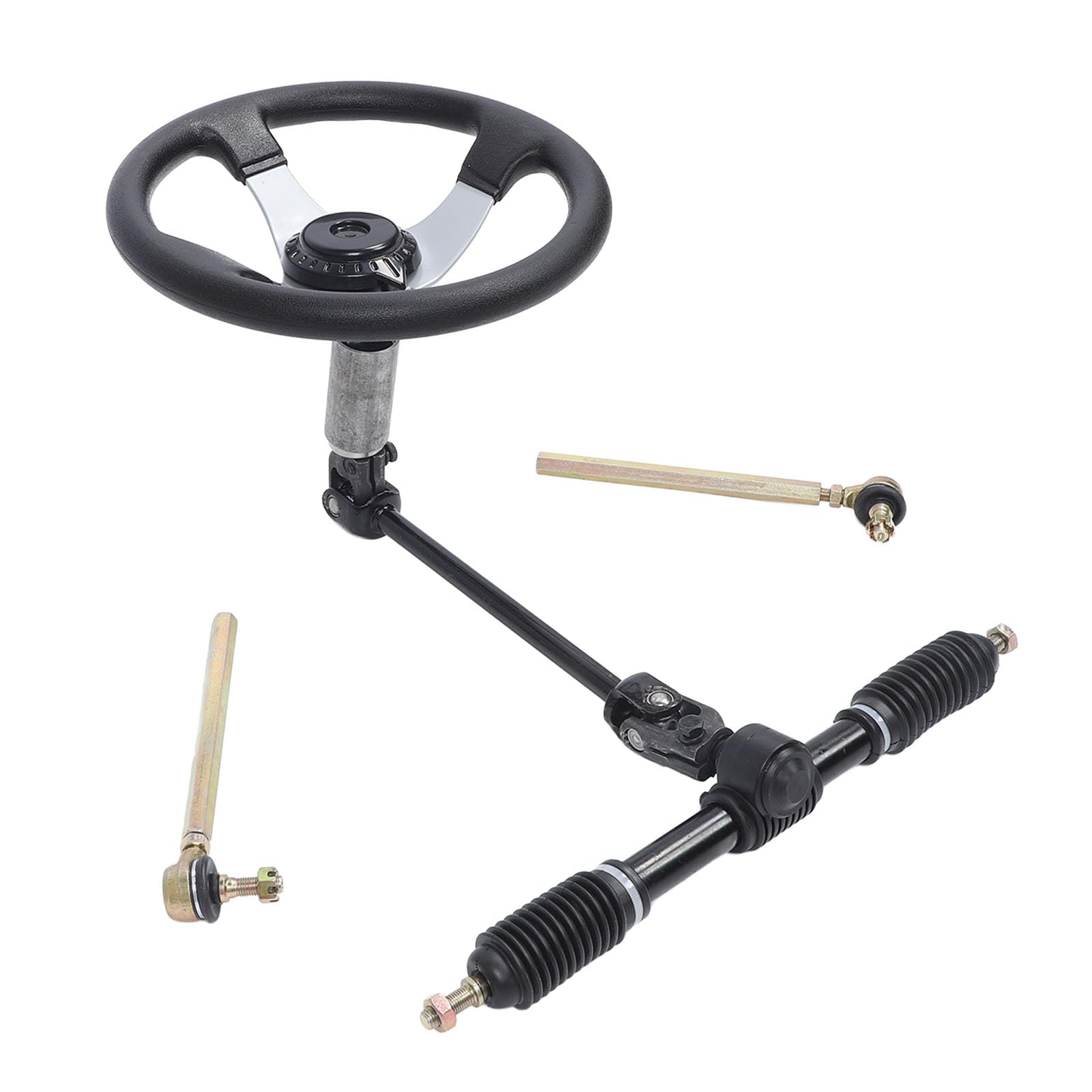 Juego de volante universal de 300 mm de acero ajustable para carros de y UTV
