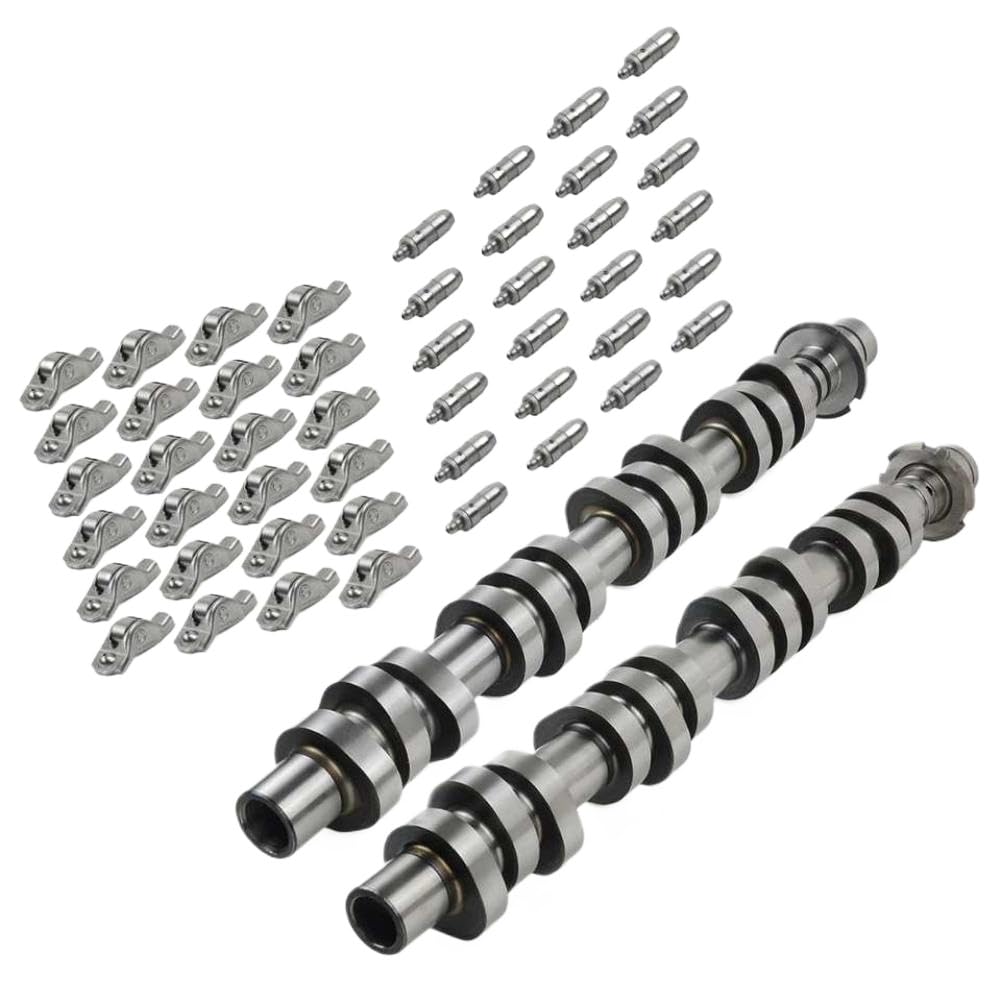 Albero a camme sinistro e destro con 24 punterie idrauliche e 24 bilancieri 5L1Z6250AA compatibile con F150 F250 F350 Explorer 5.4L 4.6L 3V