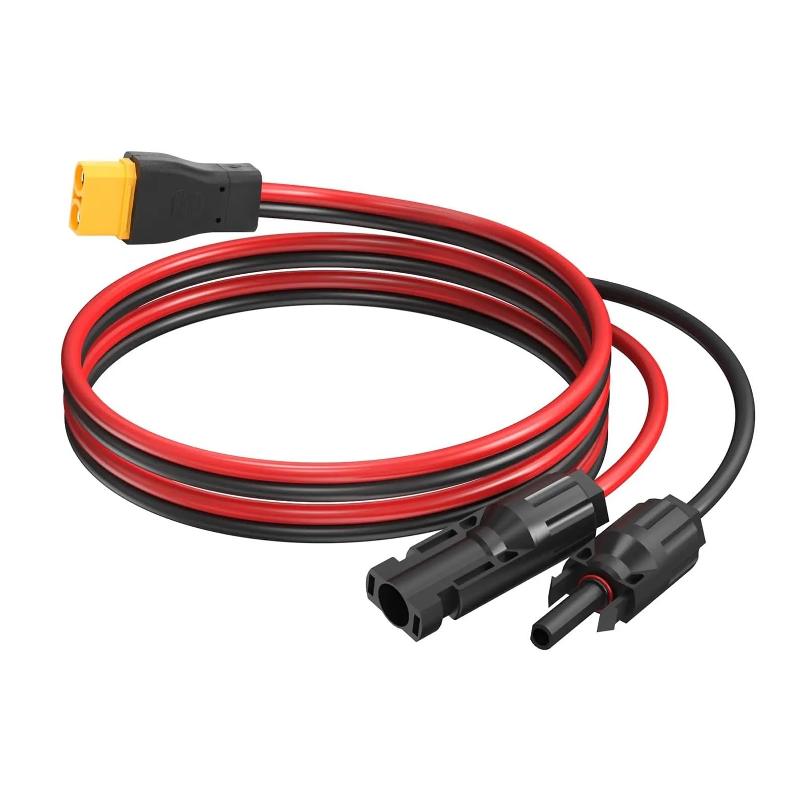 Złącza męskie i żeńskie z kablami Solar Kabel ładujący XT+60-F Adapter do złącza żeńskiego Solar 12AWG przedłużacz 6M Kabel do paneli słonecznych Samochód RVS Ciężarówka Statki (20 cm)
