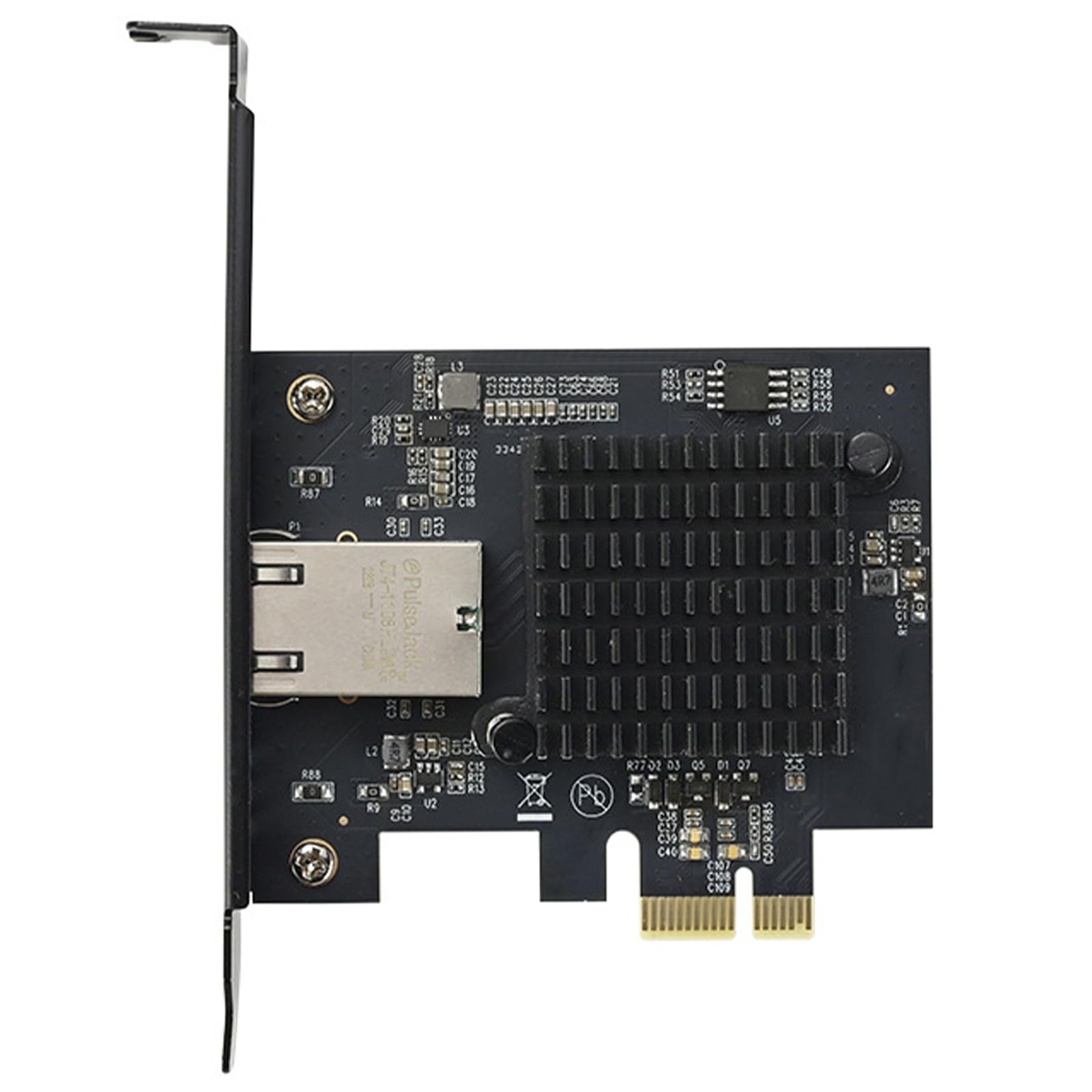 Efficiente adattatore rete Ethernet PCIex1 da 10 Gbps per editing video e trasferimenti file grandi dimensioni Adattatore rete velocità