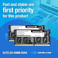 Vista 3 de TEAMGROUP Elite DDR4 de 8 GB individual 3200 MHz PC4-25600 CL22 sin búfer, no ECC 1.2 V SODIMM 260 pines para laptop estilo Notebook, PC, módulo