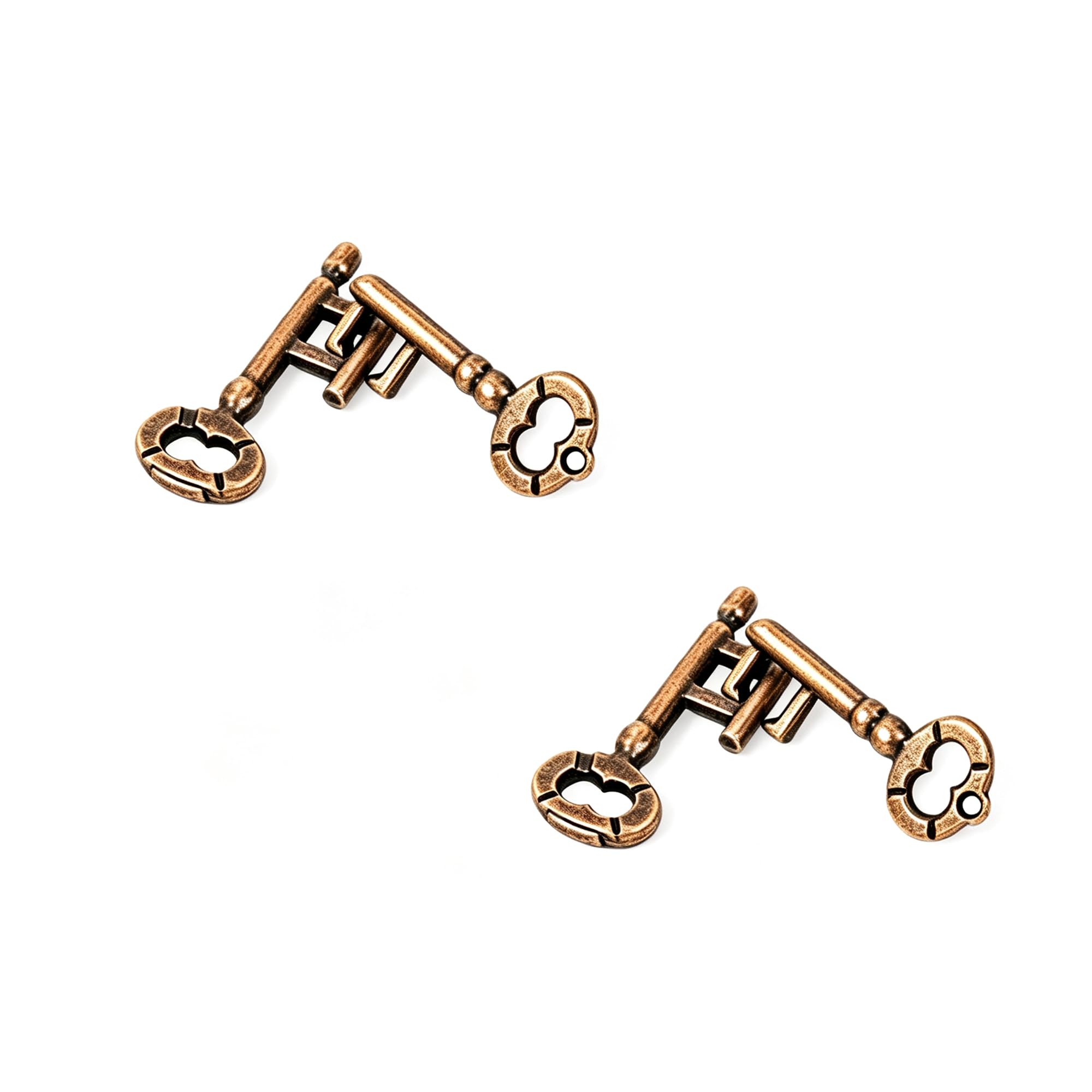 Amazon.com: Metal Brain Teaser Keys Set, Fidget Stress Puzzles