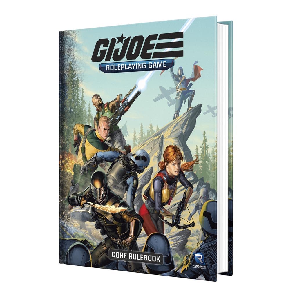 G.I. Joe Roleplaying Game Core Rulebook, Full color hardcover book, Create your own G.I. JOE character