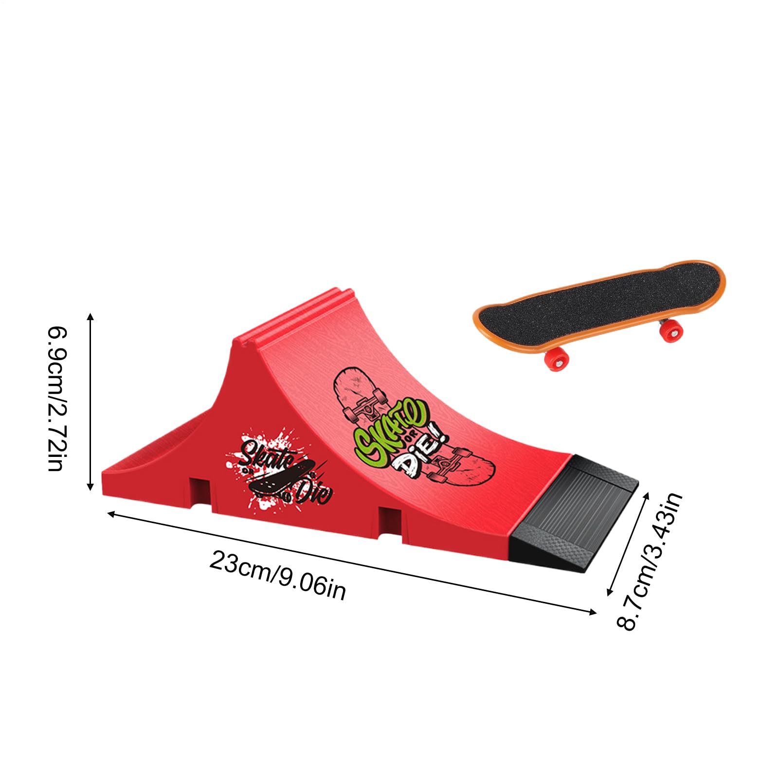 Finger Skateboard | with Fingerboard Small Toys - Finger Board Skate Training Ramp | for Kids Adults Indoor Outdoor Home Travel Classroom Party Competition — view 5