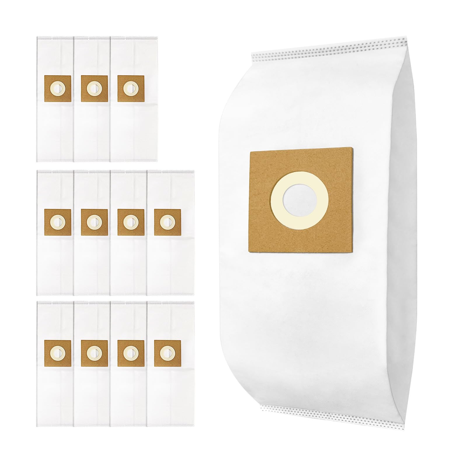 12 Pack Type Y HEPA Vacuum Bags for Hoover WindTunnel Upright Style Y, Z, YZ Vacuum Cleaners, Replace Part 4010100Y, AH10040